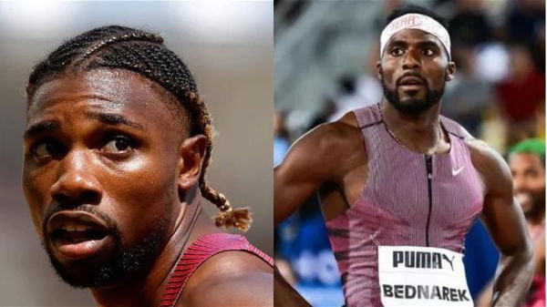 Noah Lyles, and Kenny Bednarek