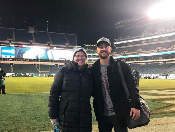 Jake Elliott and his Mother