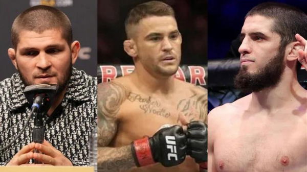 Khabib Nurmagomedov Dustin Poirier Islam Makhachev