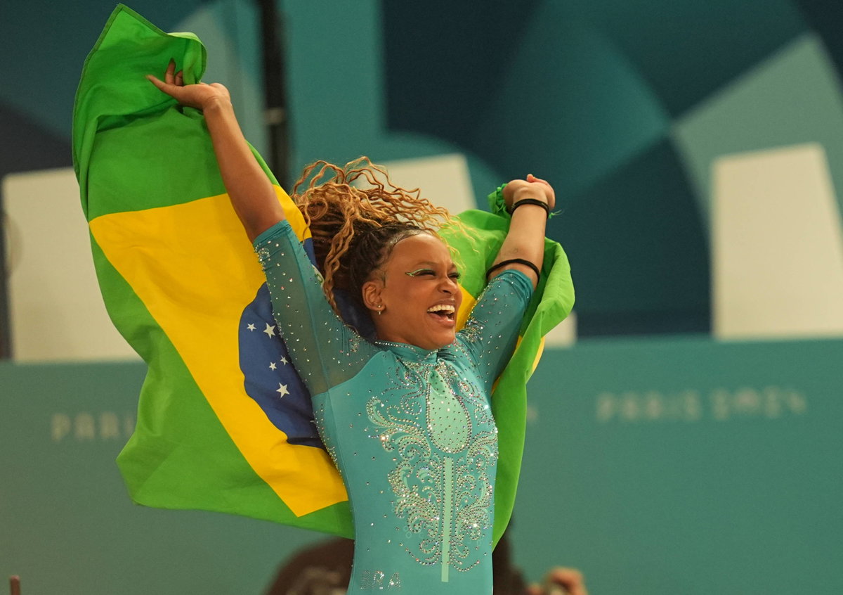 Rebecca Andrade Wins Her First Podium Years After Paris Olympics Run
