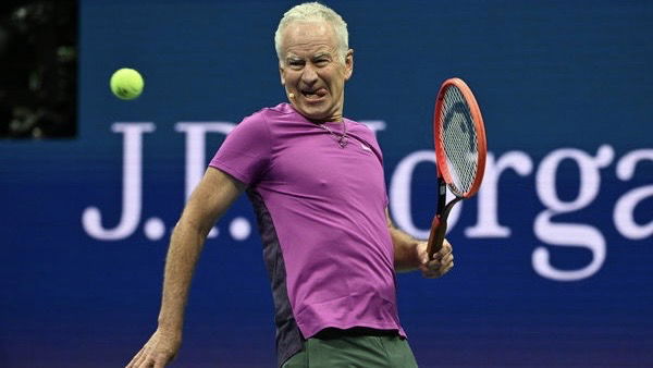John McEnroe Shows Old Fire With Cheeky Racket Throw