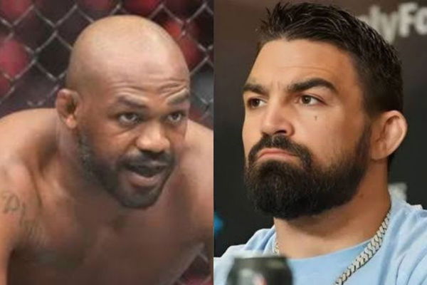 Jon Jones and Mike Perry