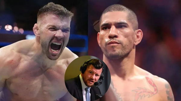 Dricus du Plessis, Alex Pereira and Michael Bisping