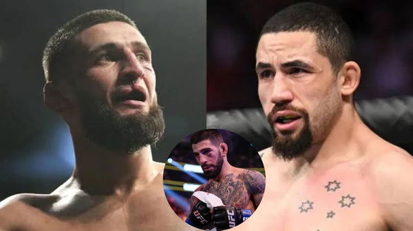 Khamzat Chimaev , Ilia Topuria and Robert Whittaker