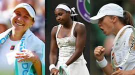 Iga Swiatek, Coco Gauff and Amanda Anisimova