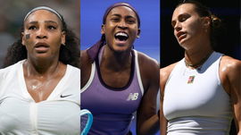 Coco Gauff, Aryna Sabalenka and Serena Williams