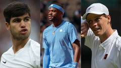 Carlos Alcaraz, Frances Tiafoe, Jannik Sinner