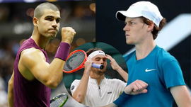 Carlos Alcaraz, Taylor Fritz, Jannik Sinner