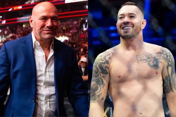 Dana White and Colby Covington