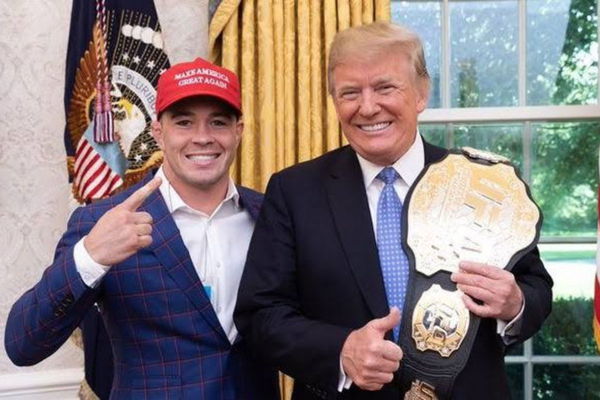 Colby Covington and Donald Trump