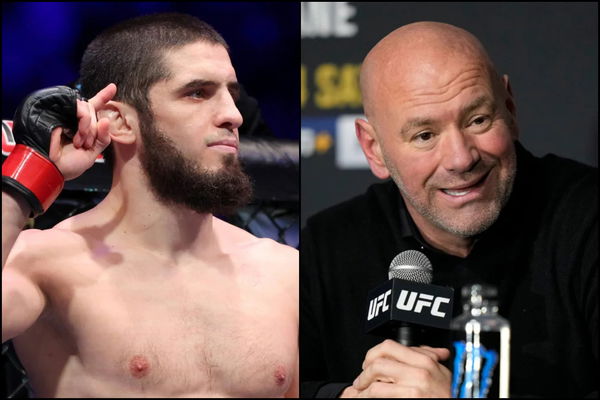 Islam Makhachev and Dana White