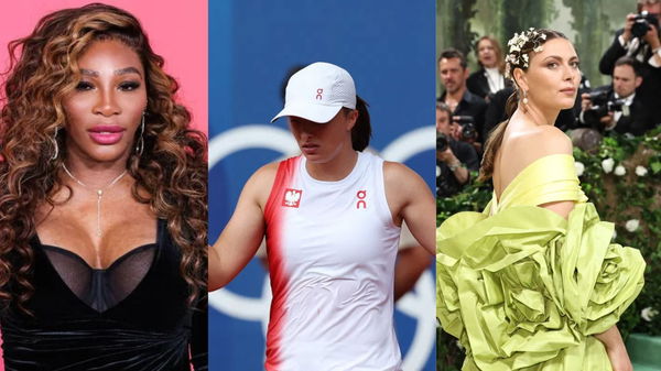 Iga Swiatek, Serena Williams, Maria Sharapova