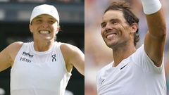 Iga Swiatek and Rafael Nadal