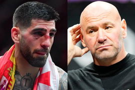 Ilia Topuria and Dana White