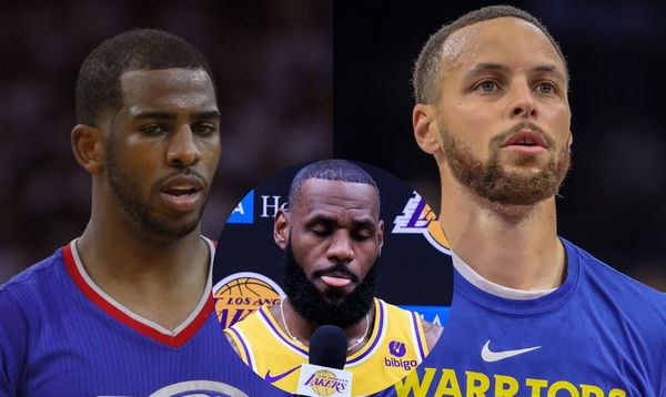 Chris Paul, Stephen Curry, LeBron James