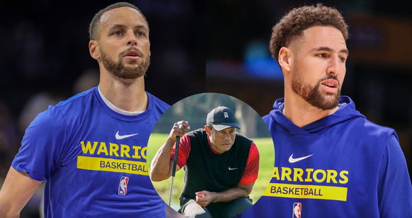 Klay Thompson, Stephen Curry, Tiger Woods