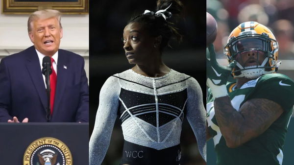 Imago_Simone Biles_Jonathan Owens_Donald Trump