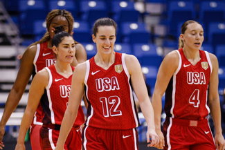 Indiana Fever star Caitlin Clark and Team USA