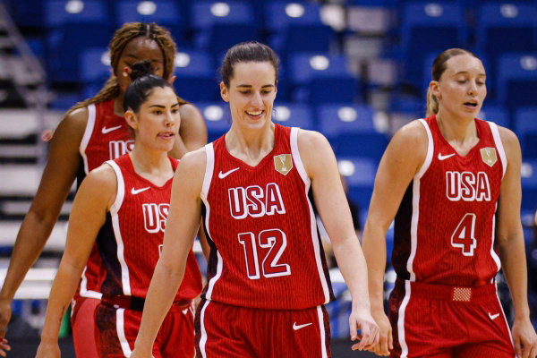Indiana Fever star Caitlin Clark and Team USA