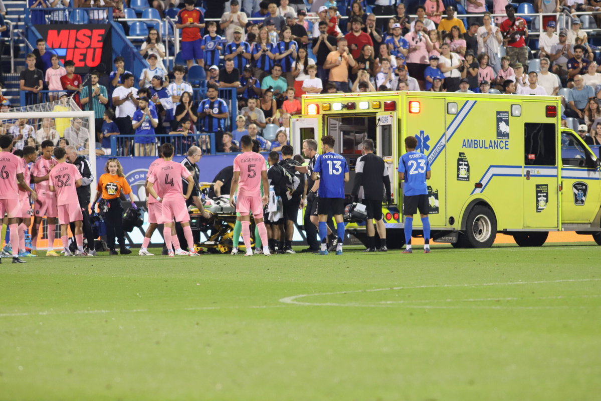 Inter Miami Player Rushed Off in Ambulance After Scary Fall at MLS