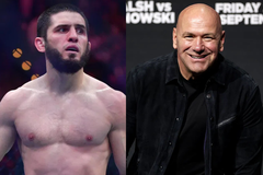 Islam Makhachev, Dana White