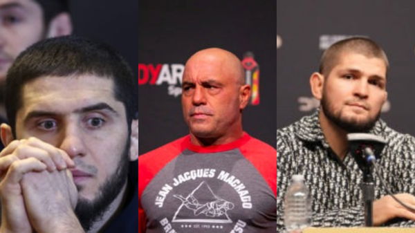 Islam Makhachev, Joe Rogan, Khabib Nurmagomedov