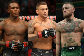 Israel Adesanya Dustin Poirier Conor McGregor