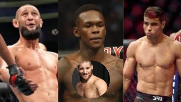 Israel Adesanya + Paulo Costa + Khamzat Chimaev + Sean Strickland