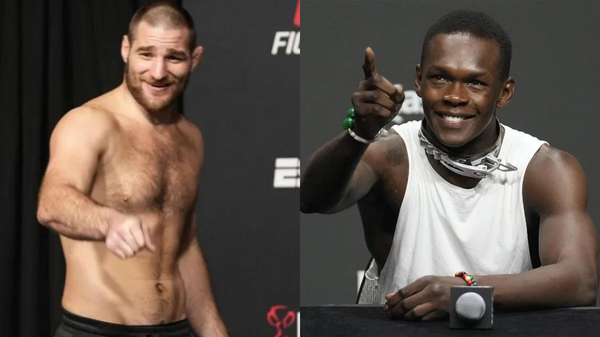 Israel Adesanya and Sean Strickland