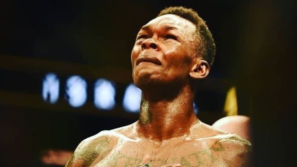 Israel Adesanya sad