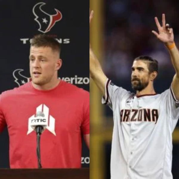 JJ Watt and Michael Phelps 1