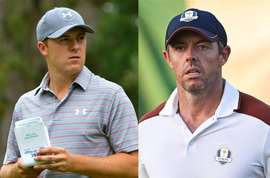 Jordan Spieth and Rory McIlroy