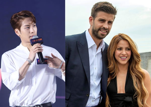 Jackson Wang Gerard Pique and Shakira