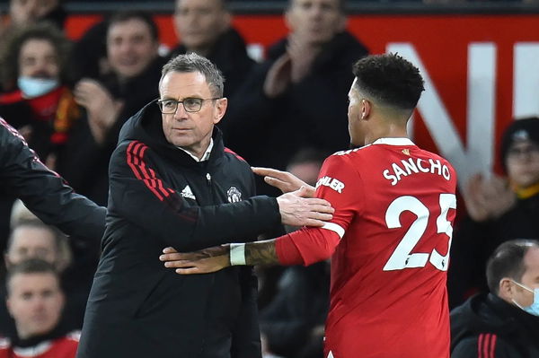 Jadon Sancho and Ralf Rangnick