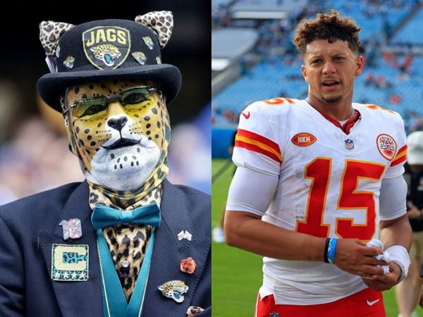 Jaguars and Patrick Mahomes collage