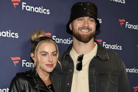 Jake Ferguson with Haley Cavinder