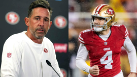 Jake Moody and Kyle Shanahan