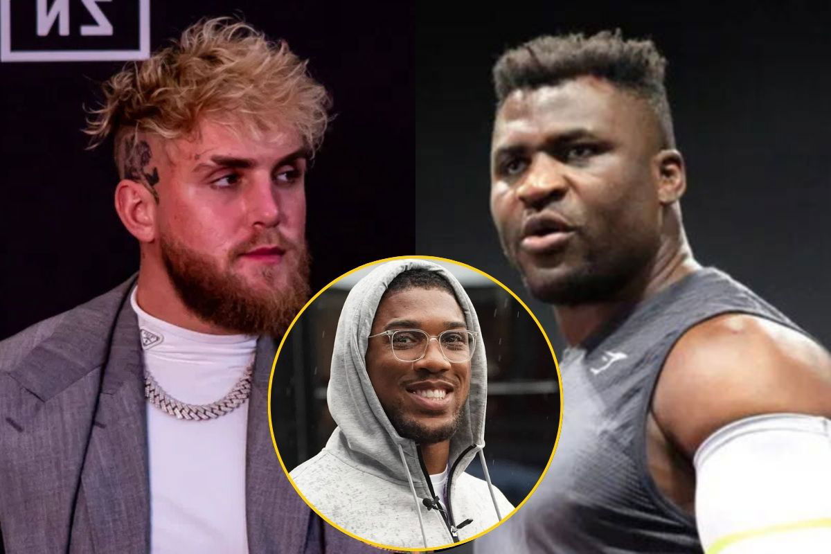 Fans Bring Up Anthony Joshua as Jake Paul, Francis Ngannou’s Backstage Meet Turns Heated