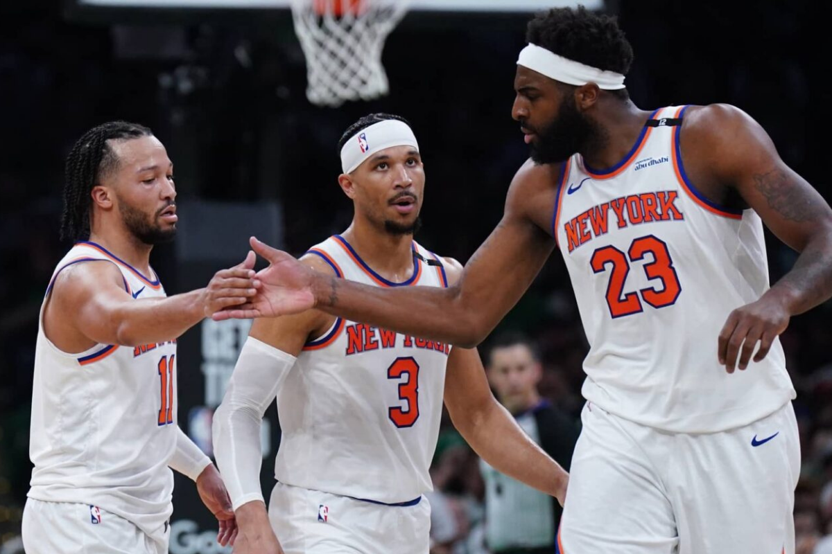 Jalen Brunson Josh Hart Mitchell Robinson NBA Finals