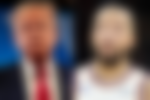 New York Knicks star Jalen Brunson and Donald Trump