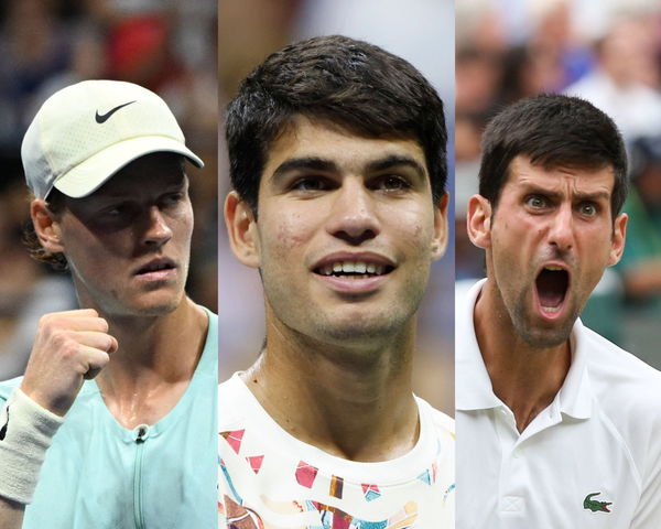 Jannik Sinner Carlos Alcaraz and Novak Djokovic