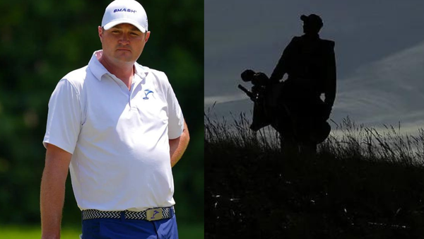 Jason Kokrak Caddie Silhouette Collage