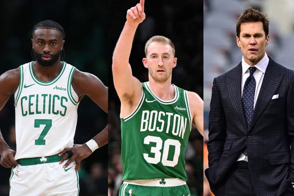 Jaylen Brown, Sam Hauser, Tom Brady