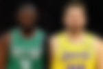 Jaylen Brown and Luka Doncic