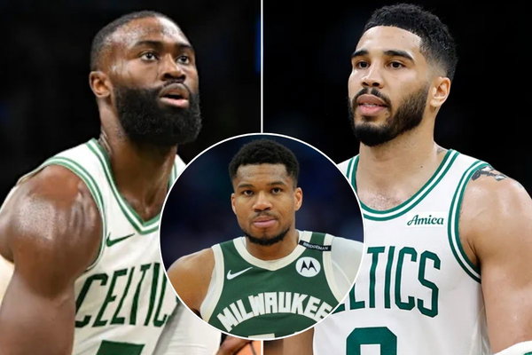 Jayson Tatum, Jaylen Brown, Giannis Antetokounmpo