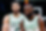 Jayson Tatum and Jaylen Brown