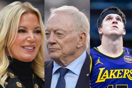 Jeanie Buss, Jerry Jones, Austin Reaves