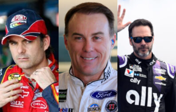 Jeff Gordon, Kevin Harvick, Jimmie Johnson