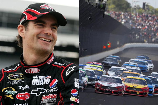 Jeff Gordon and The Indianapolis Motor Speedway Oval Brickyard 400