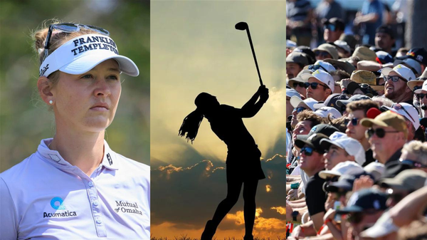 Jessica Korda Silhouette Fans Collage